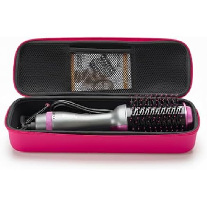 2400W,Hair Dryer Brush with Black Ion Technolog,Wide Oval Design 19cm, 3 Heat Settings,360° Airflow Hot Air Brush for Fast Drying & Styling,Ionic Anti-Frizz Technology (  ) - Image 2